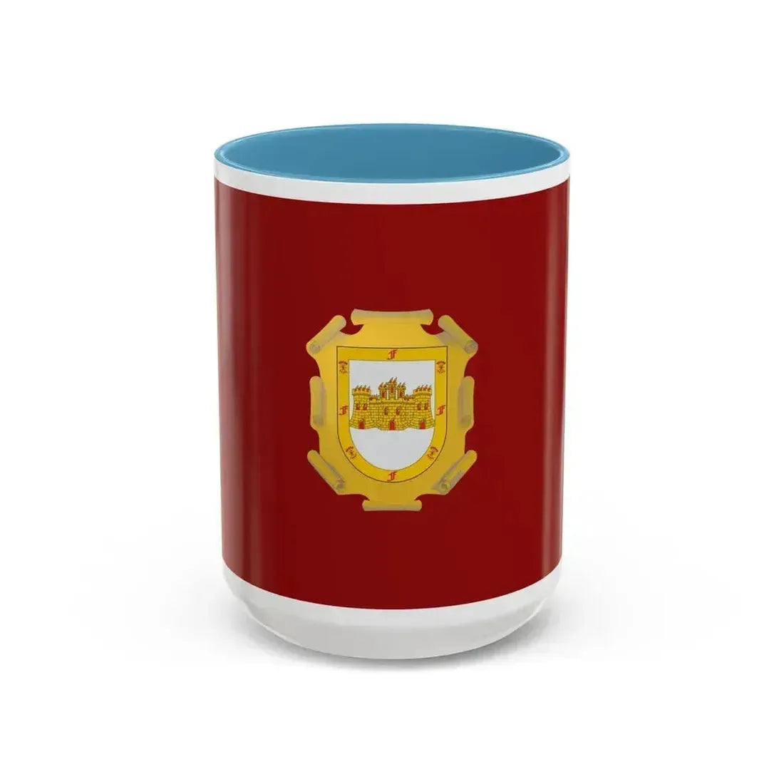 Flag of La Serena Chile - Accent Coffee Mug 15oz Light Blue - Go Mug Yourself