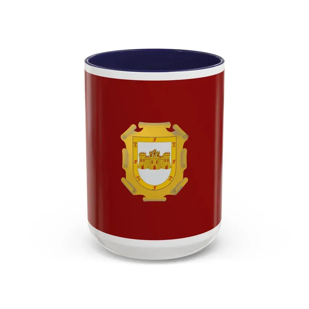Flag of La Serena Chile - Accent Coffee Mug 15oz Navy - Go Mug Yourself