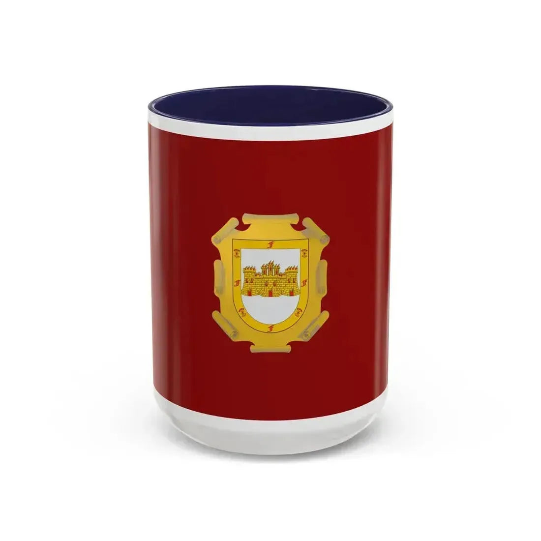 Flag of La Serena Chile - Accent Coffee Mug 15oz Navy - Go Mug Yourself