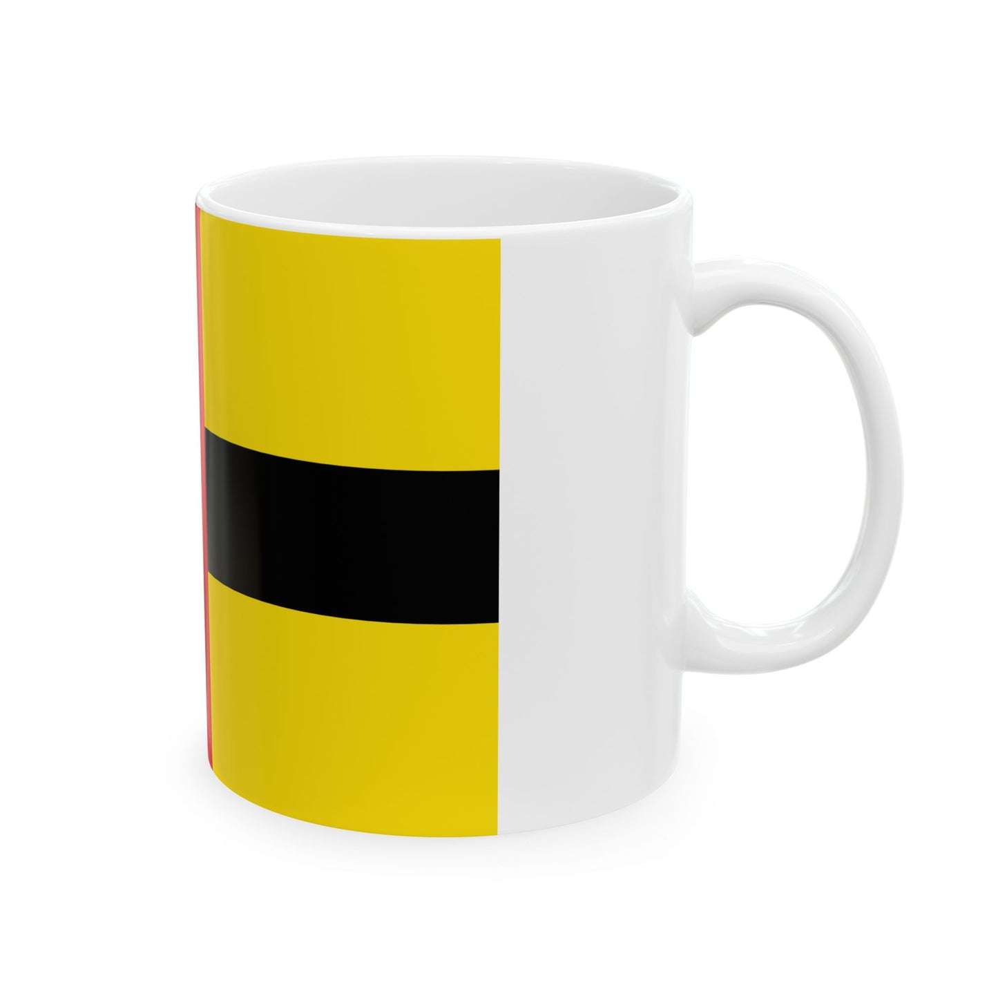 Flag of Laakdal (Belgium) White Coffee Mug-Go Mug Yourself