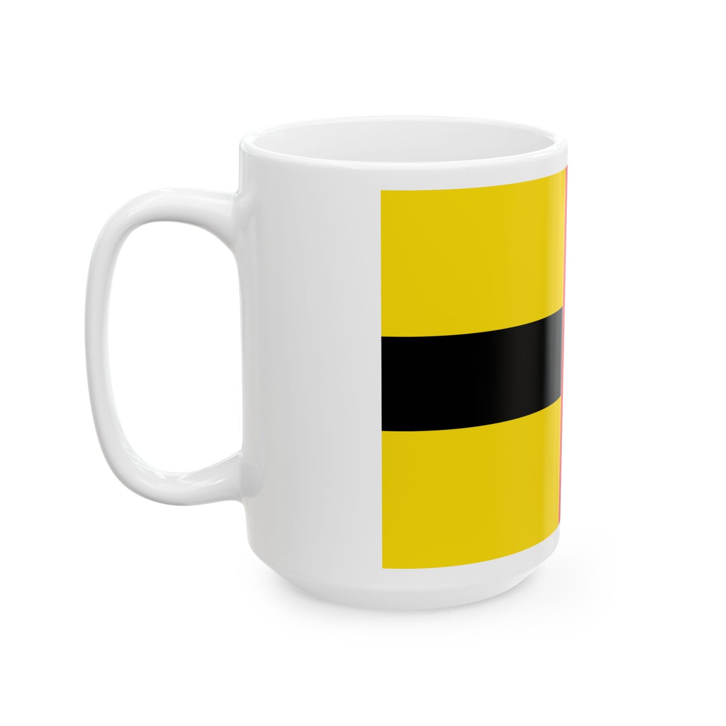 Flag of Laakdal (Belgium) White Coffee Mug-Go Mug Yourself