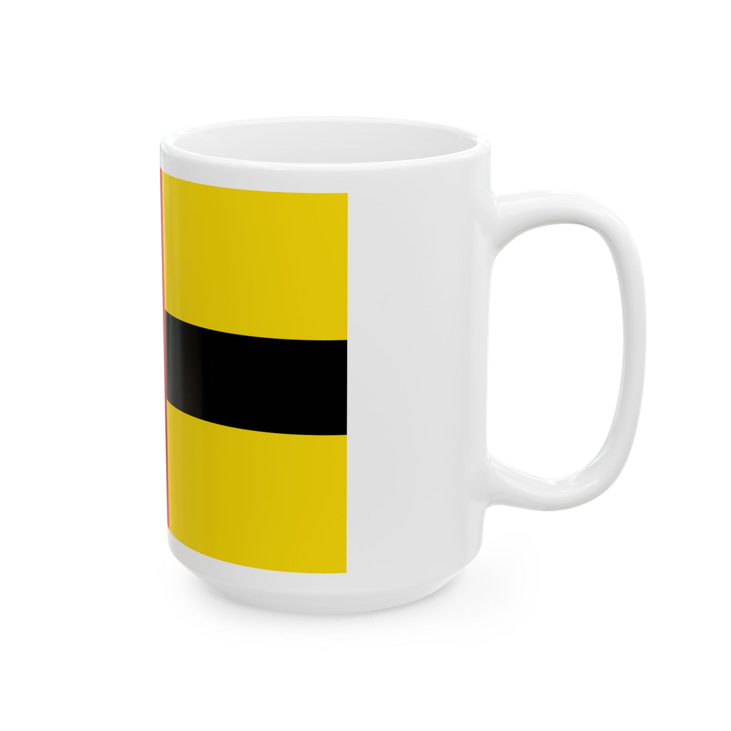 Flag of Laakdal (Belgium) White Coffee Mug-Go Mug Yourself