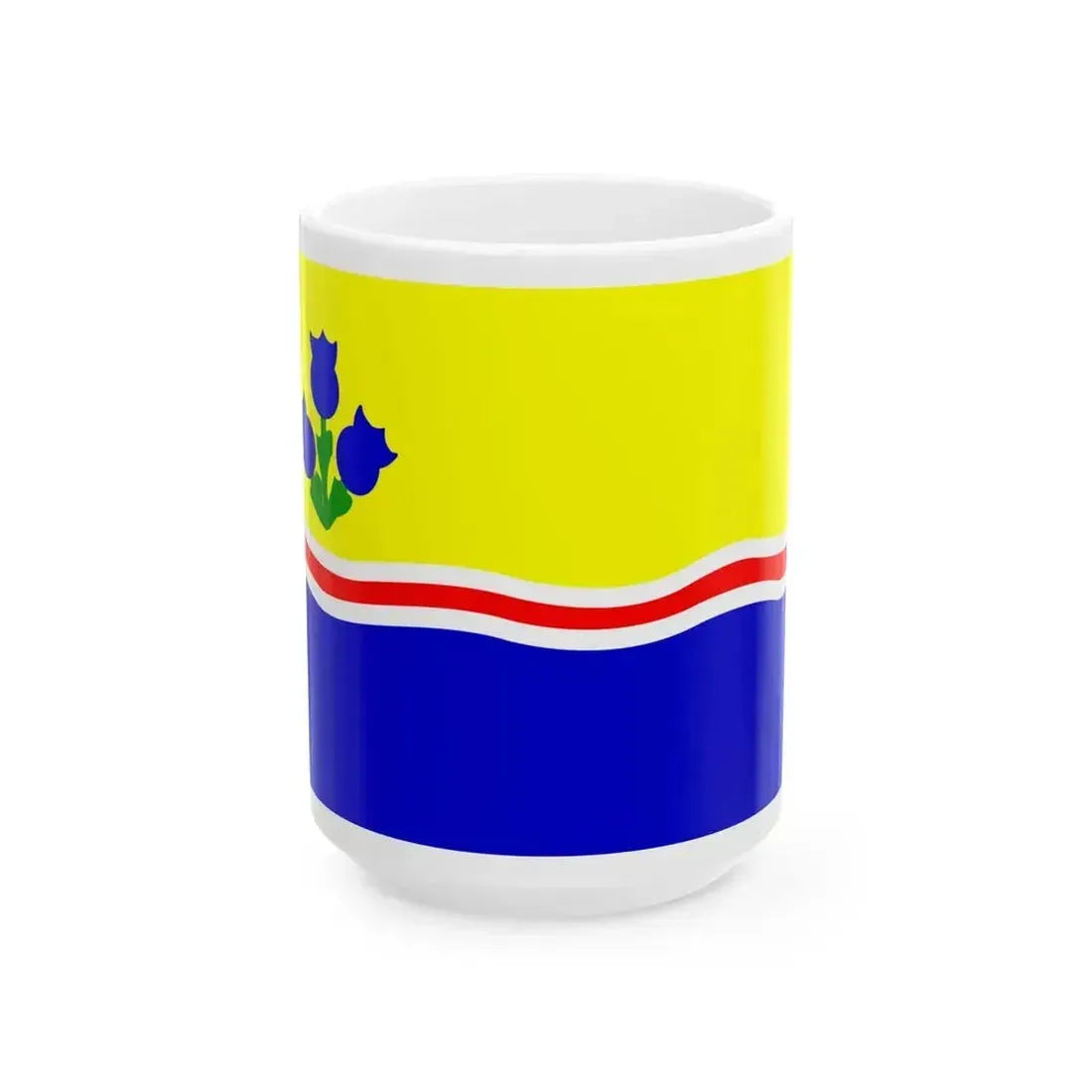 Flag of Lac-Saint-Jean (Canada) White Coffee Mug 15oz - Go Mug Yourself
