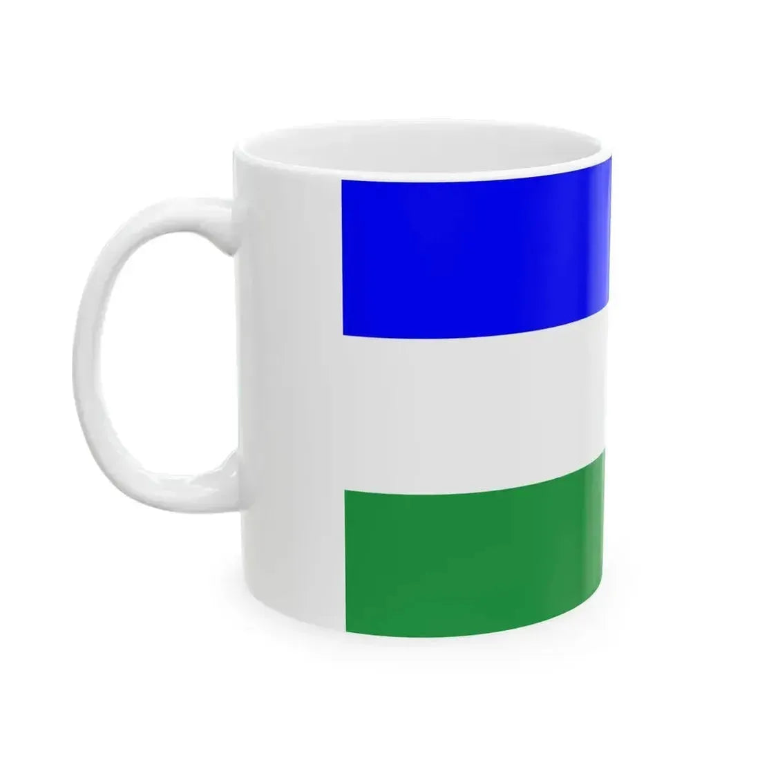 Flag of Ladinia (Italy) White Coffee Mug - Go Mug Yourself