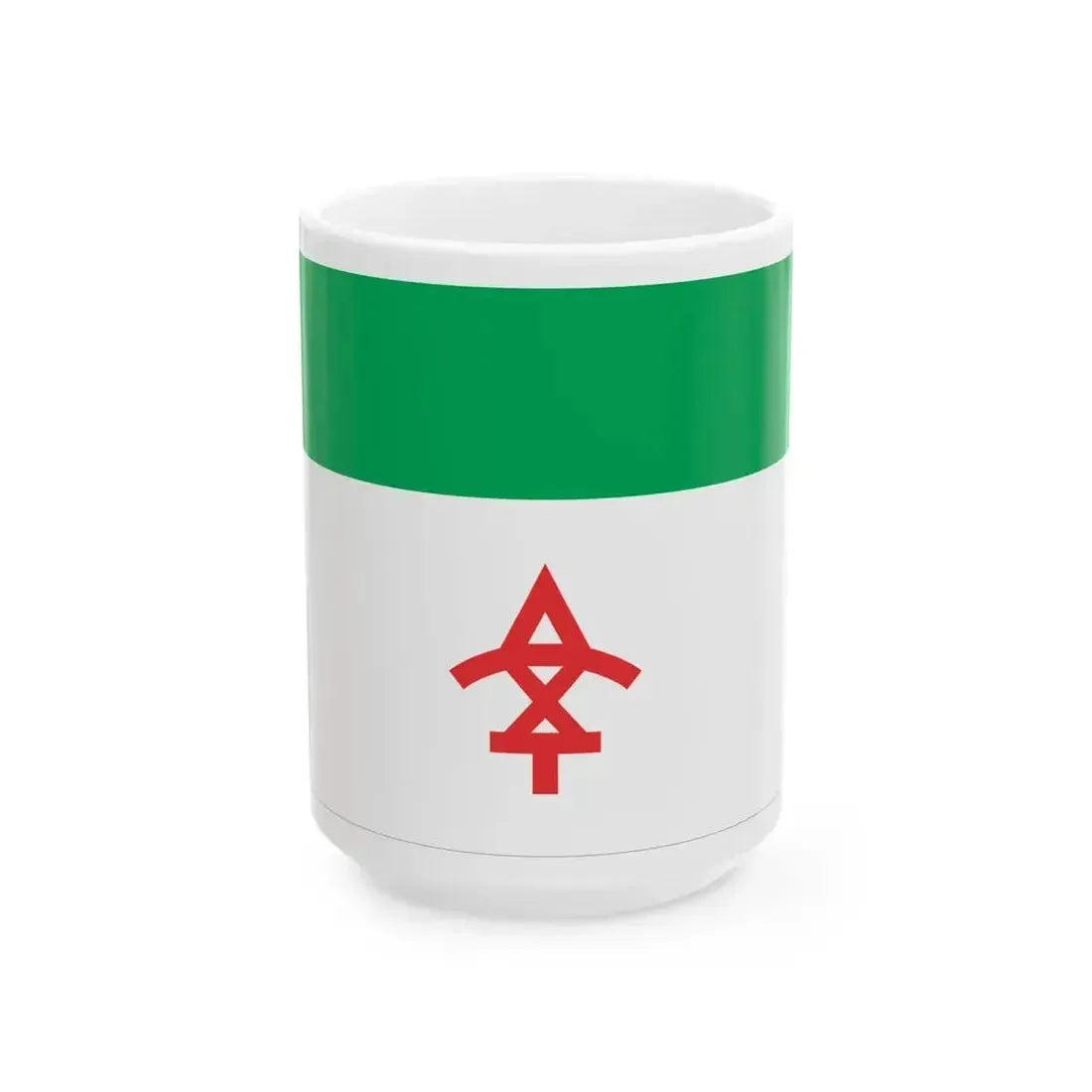 Flag of Lagodekhi Municipality (Georgia) White Coffee Mug 15oz - Go Mug Yourself