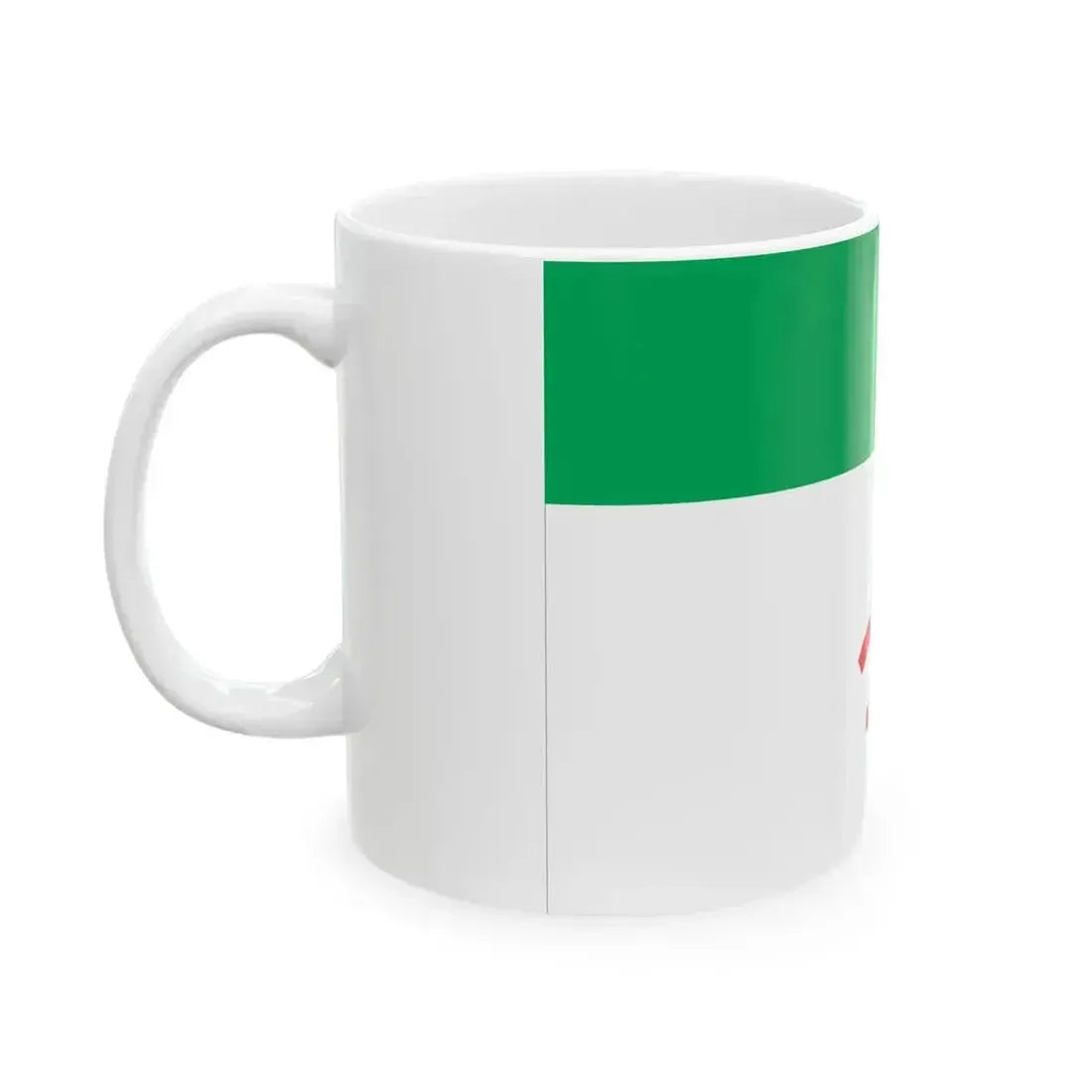 Flag of Lagodekhi Municipality (Georgia) White Coffee Mug - Go Mug Yourself