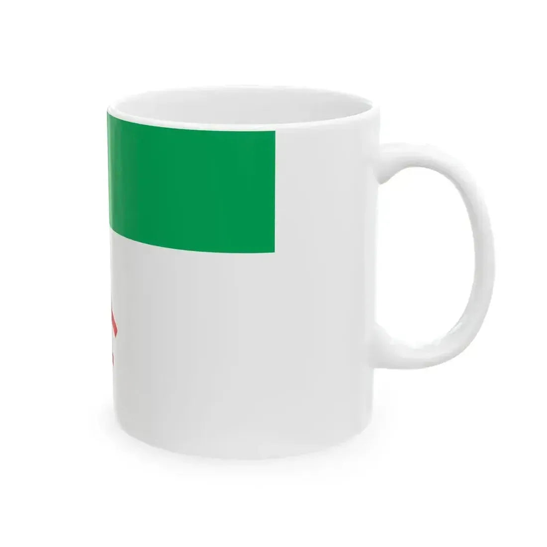 Flag of Lagodekhi Municipality (Georgia) White Coffee Mug - Go Mug Yourself