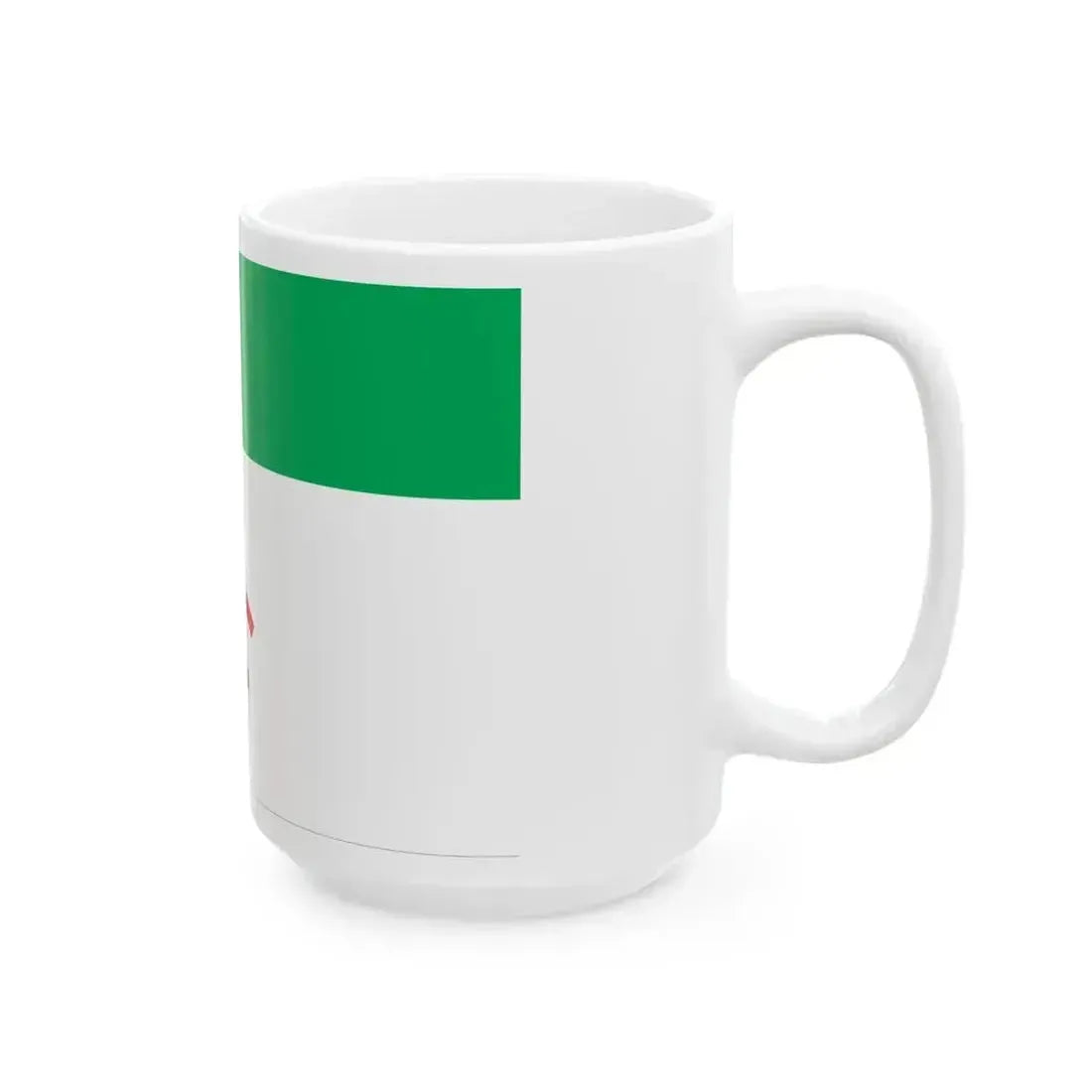 Flag of Lagodekhi Municipality (Georgia) White Coffee Mug - Go Mug Yourself