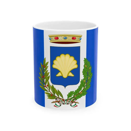 Flag of Lagosanto (Italy) White Coffee Mug 11oz - Go Mug Yourself