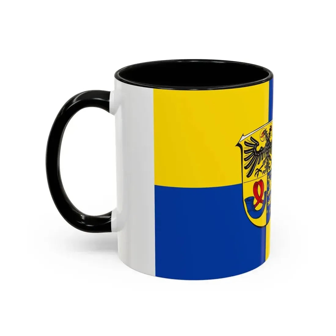 Flag of Lahn Dill Kreises Germany - Accent Coffee Mug - Go Mug Yourself