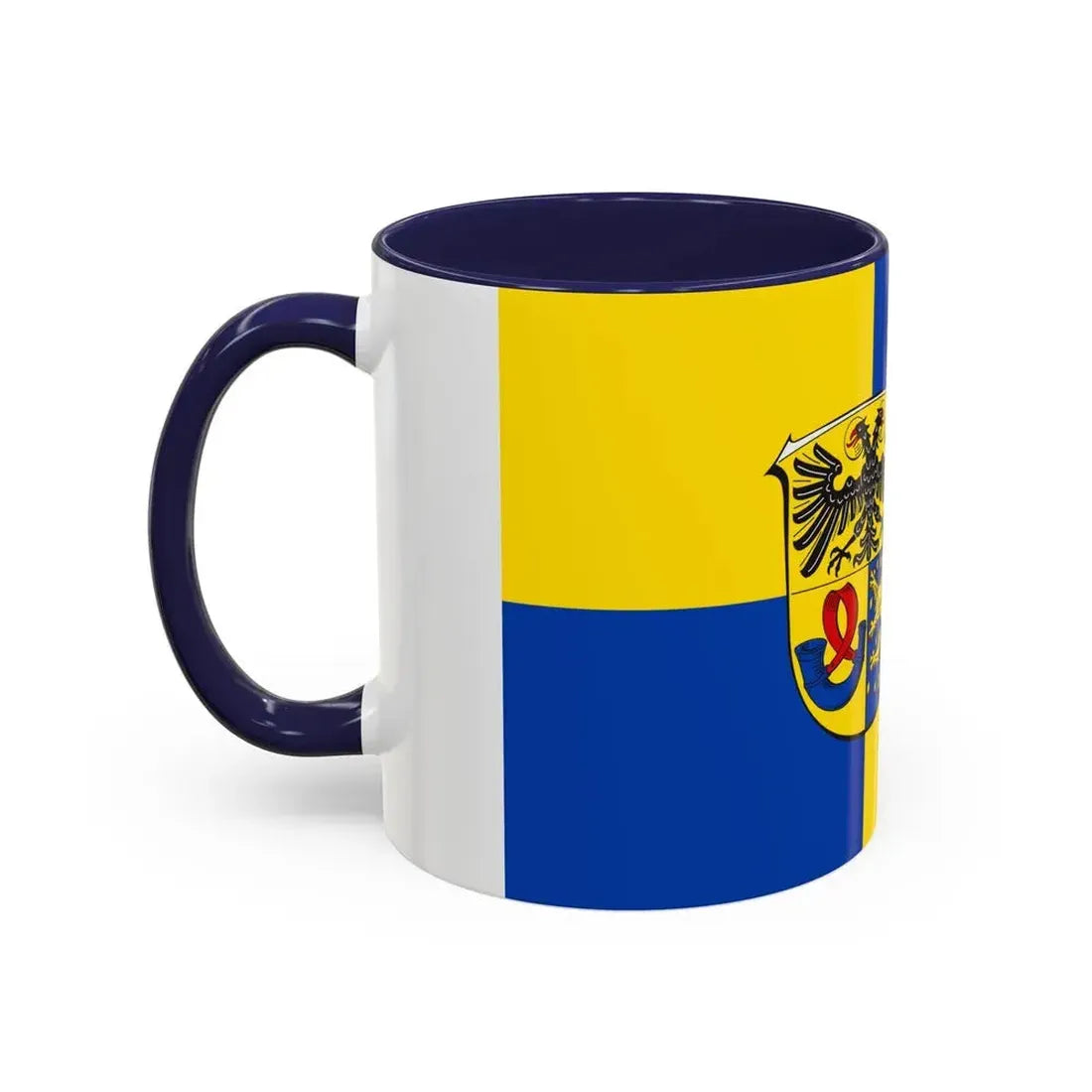 Flag of Lahn Dill Kreises Germany - Accent Coffee Mug - Go Mug Yourself