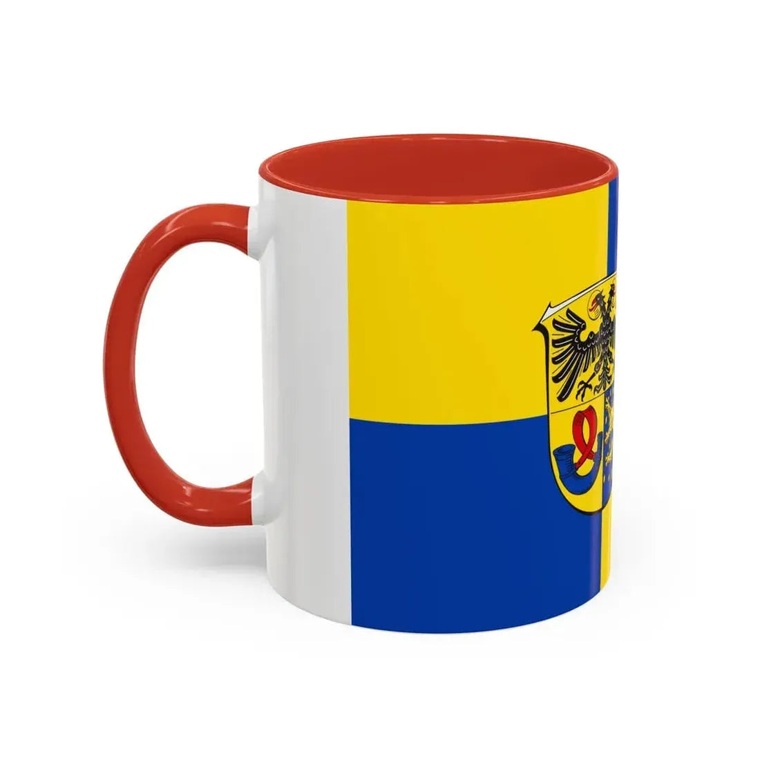 Flag of Lahn Dill Kreises Germany - Accent Coffee Mug - Go Mug Yourself