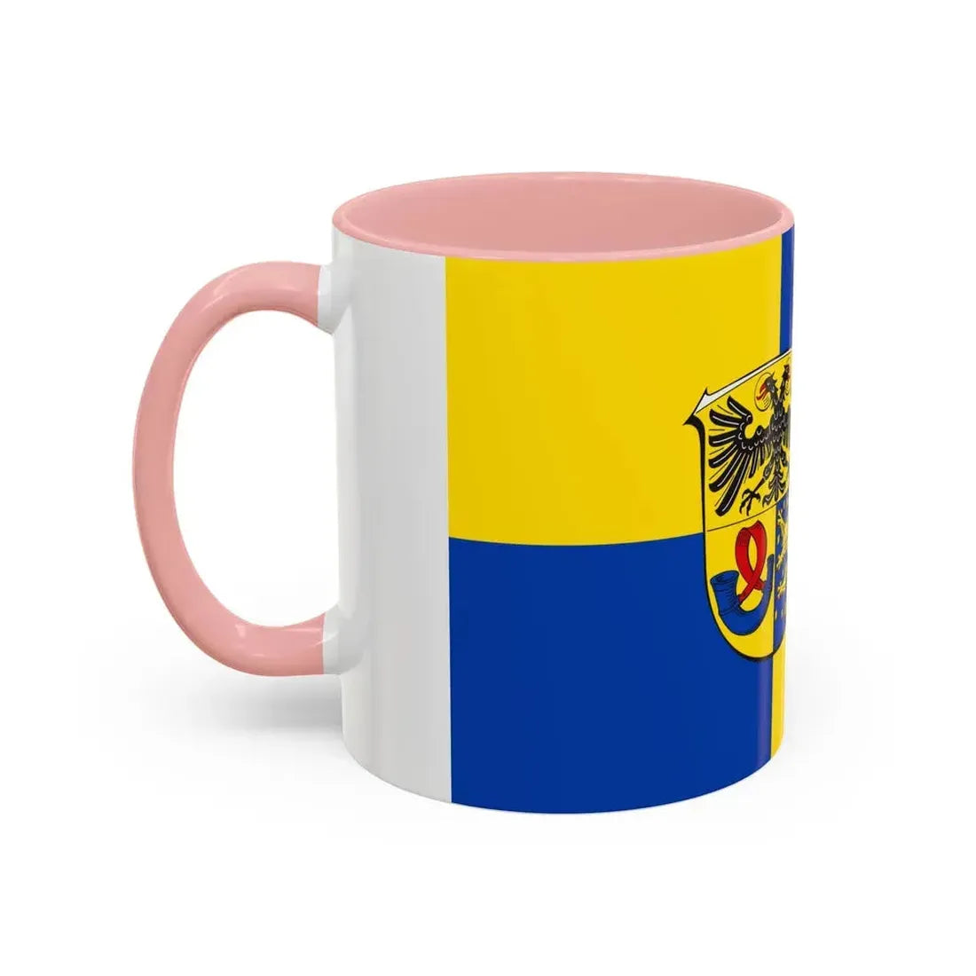 Flag of Lahn Dill Kreises Germany - Accent Coffee Mug - Go Mug Yourself