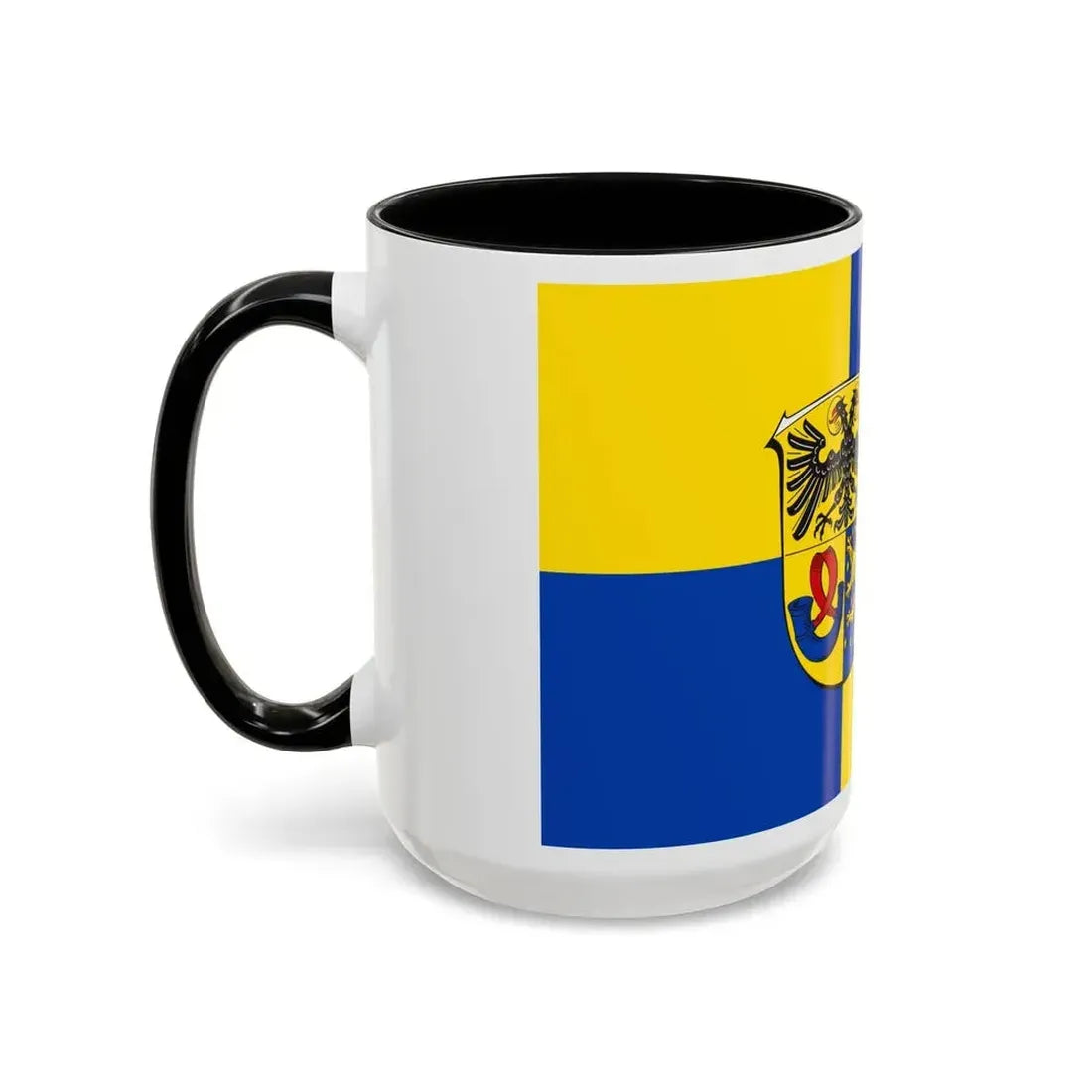 Flag of Lahn Dill Kreises Germany - Accent Coffee Mug - Go Mug Yourself