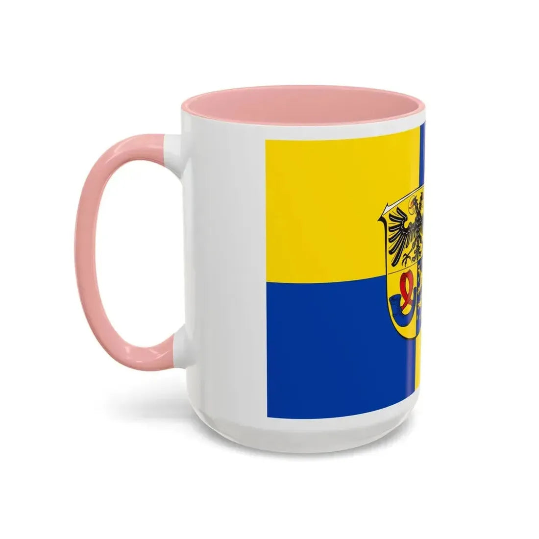 Flag of Lahn Dill Kreises Germany - Accent Coffee Mug - Go Mug Yourself