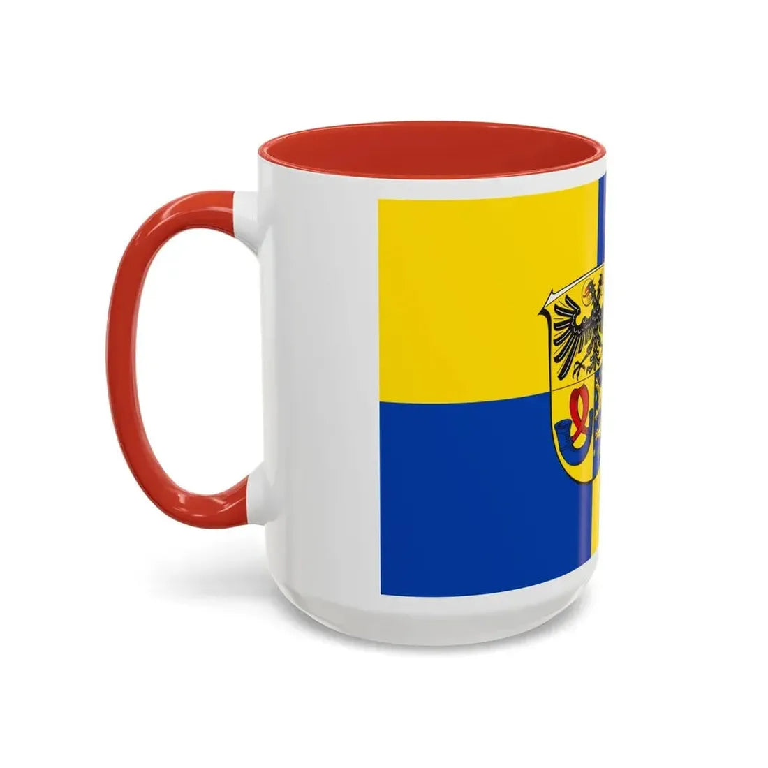 Flag of Lahn Dill Kreises Germany - Accent Coffee Mug - Go Mug Yourself