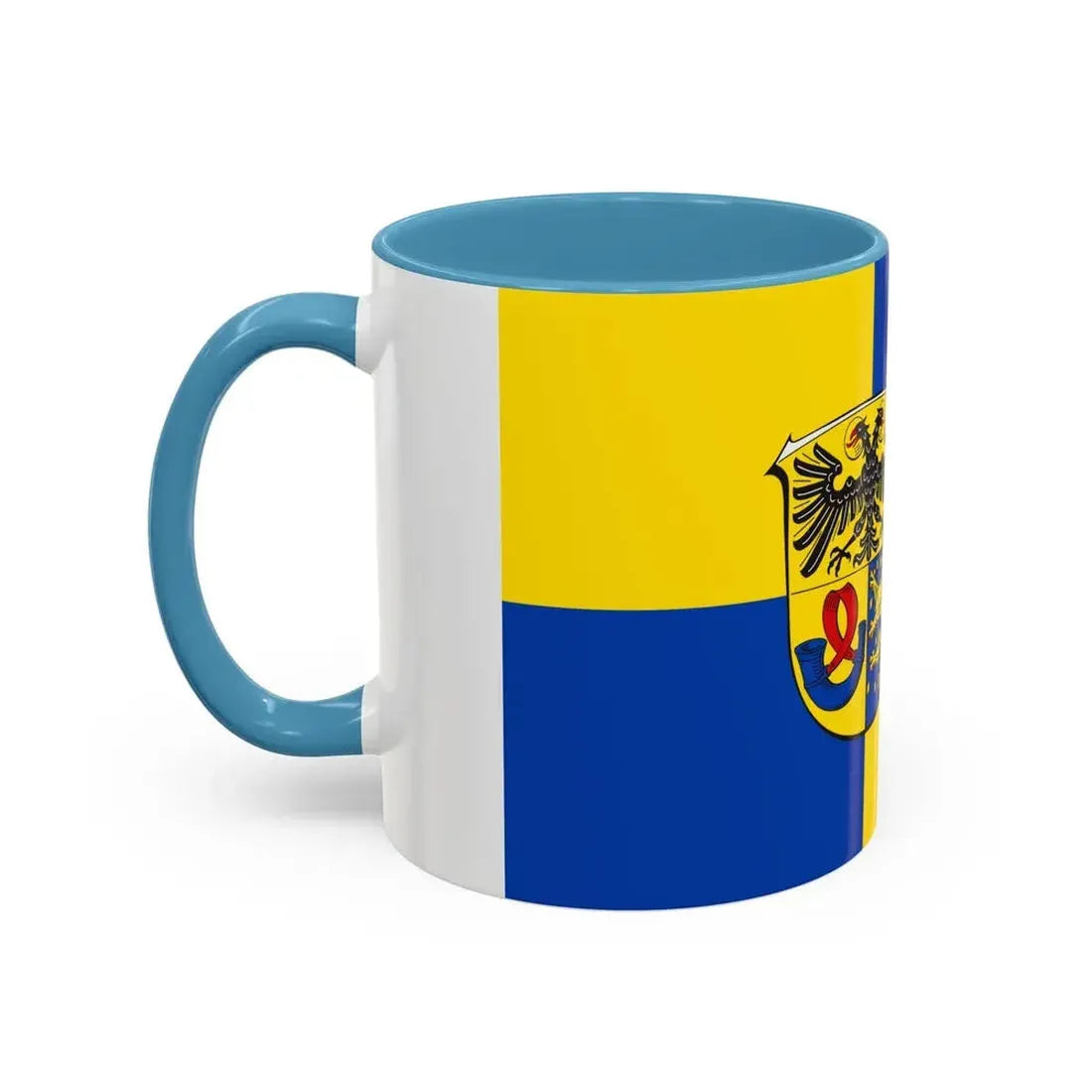 Flag of Lahn Dill Kreises Germany - Accent Coffee Mug - Go Mug Yourself