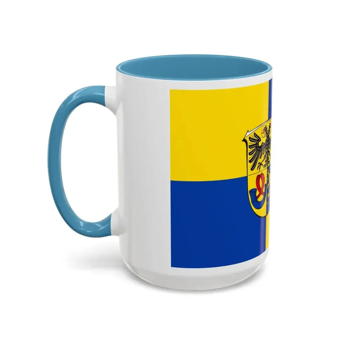 Flag of Lahn Dill Kreises Germany - Accent Coffee Mug - Go Mug Yourself