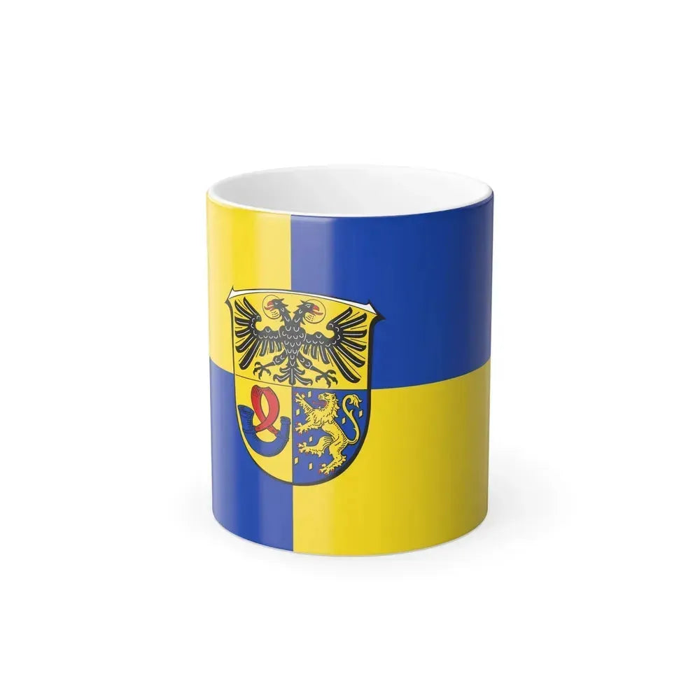 Flag of Lahn Dill Kreises Germany - Color Changing Coffee Mug 11oz - Go Mug Yourself