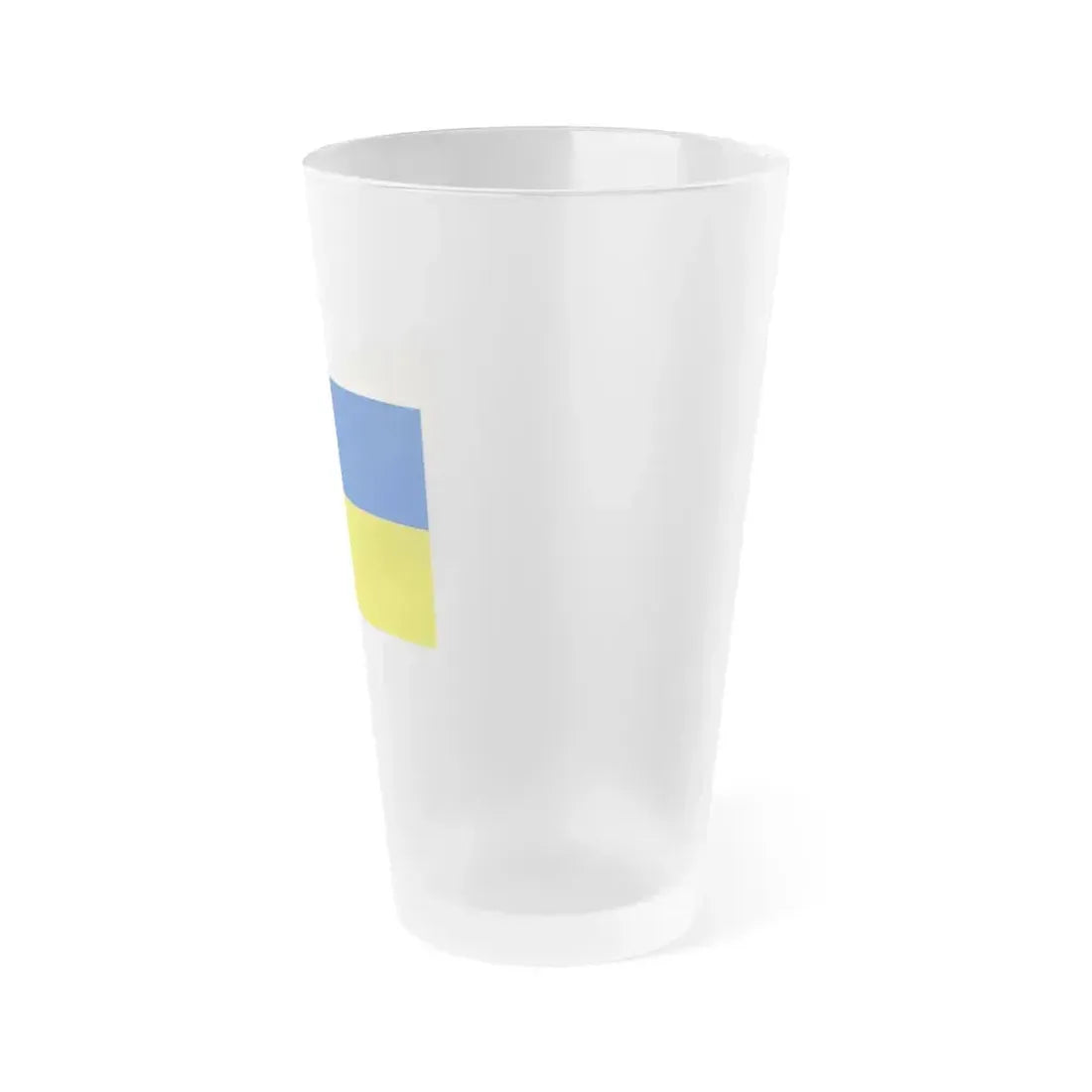 Flag of Lahn Dill Kreises Germany - Frosted Pint Glass 16oz - Go Mug Yourself