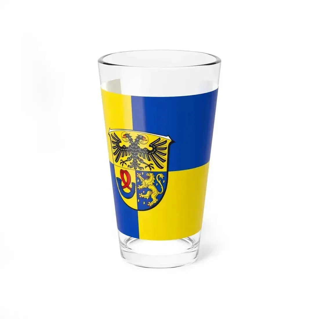 Flag of Lahn Dill Kreises Germany - Pint Glass 16oz 16oz - Go Mug Yourself