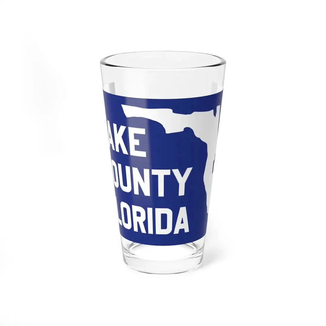 Flag of Lake County Florida (United States) Pint Glass 16oz 16oz - Go Mug Yourself