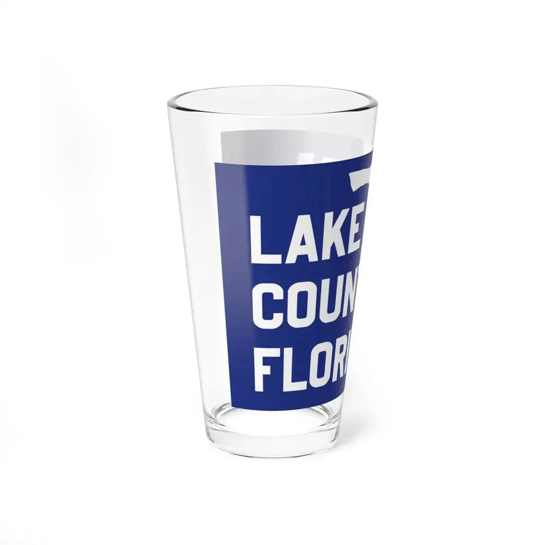 Flag of Lake County Florida (United States) Pint Glass 16oz - Go Mug Yourself