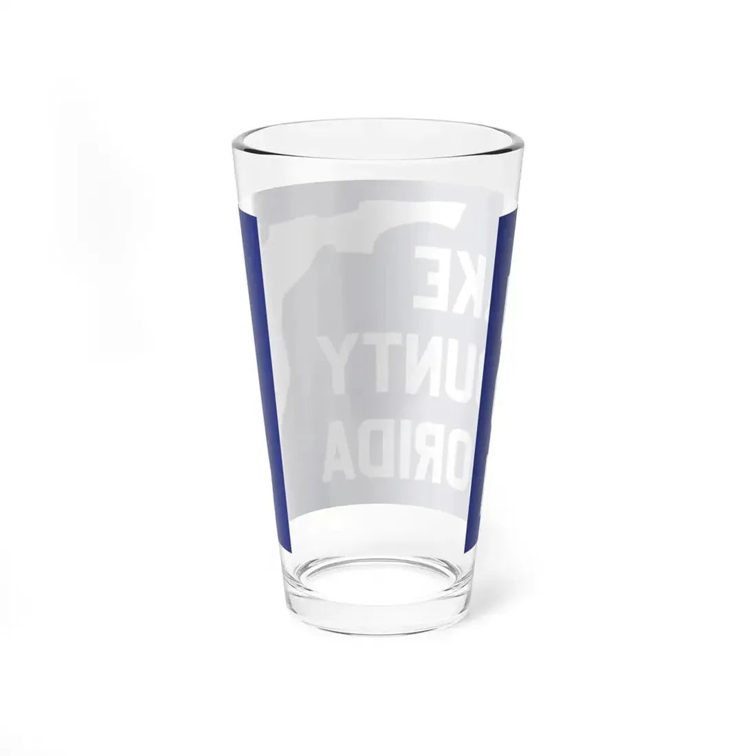 Flag of Lake County Florida (United States) Pint Glass 16oz - Go Mug Yourself