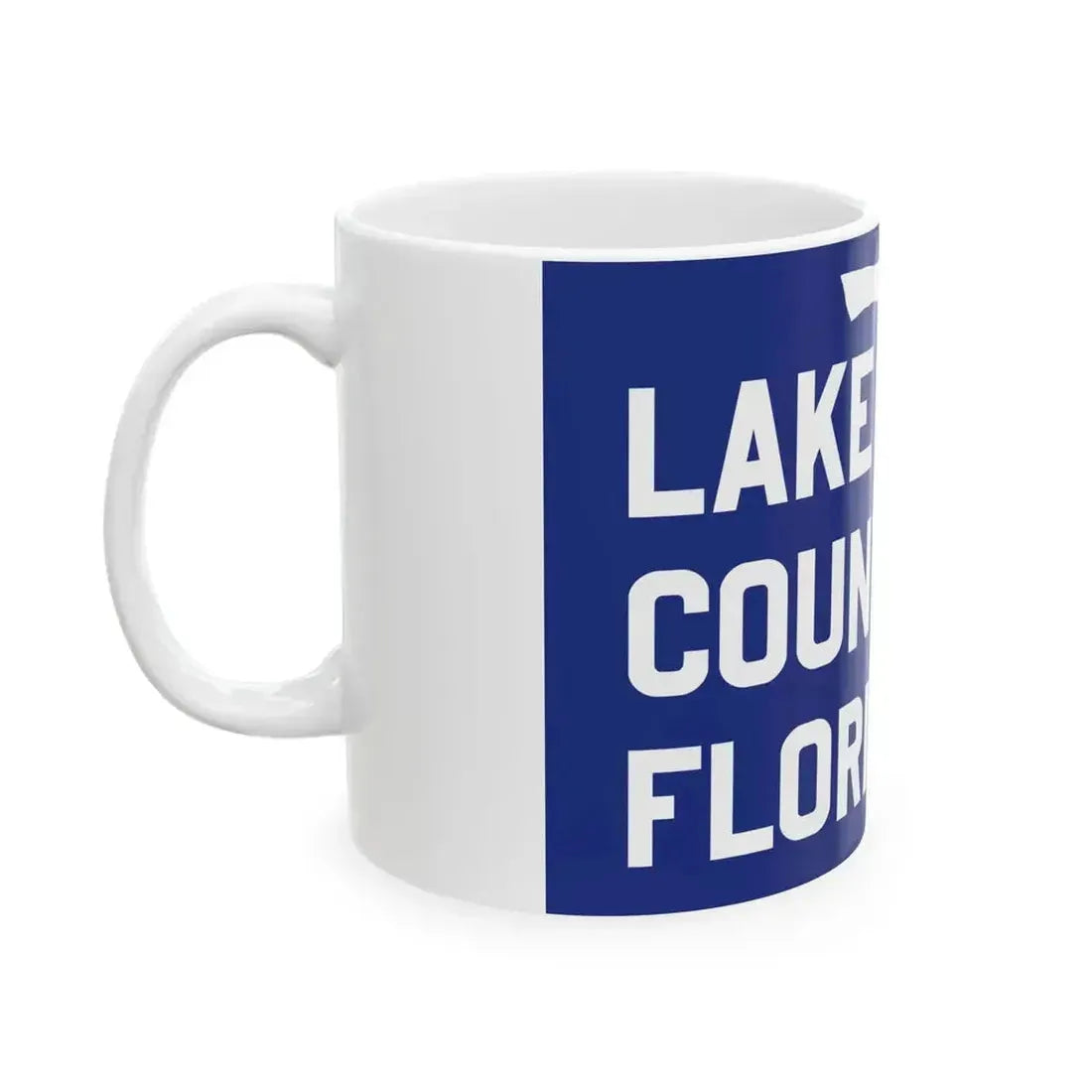 Flag of Lake County Florida (United States) White Coffee Mug - Go Mug Yourself