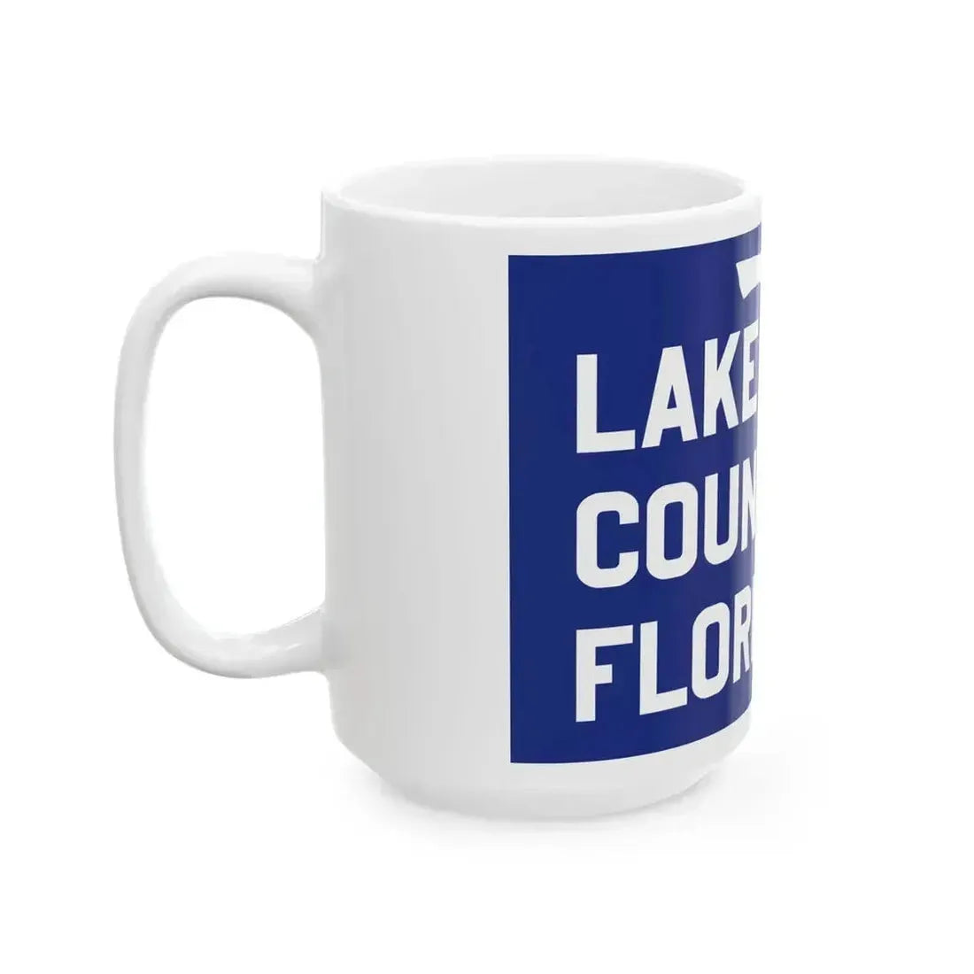 Flag of Lake County Florida (United States) White Coffee Mug - Go Mug Yourself