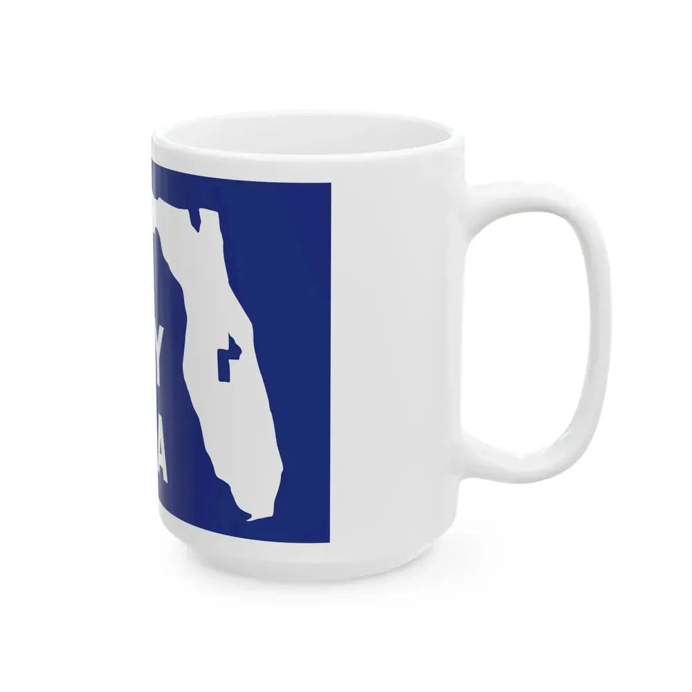 Flag of Lake County Florida (United States) White Coffee Mug - Go Mug Yourself