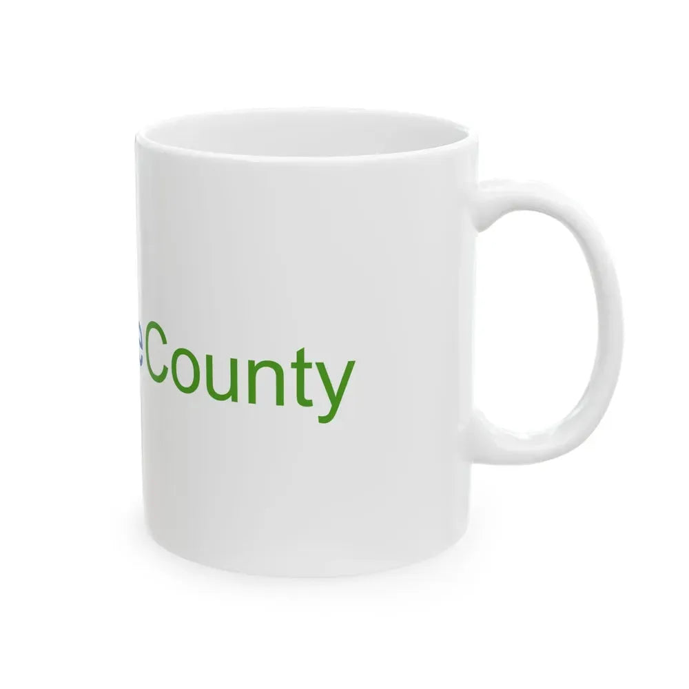 Flag of Lake County Illinois (United States) White Coffee Mug - Go Mug Yourself