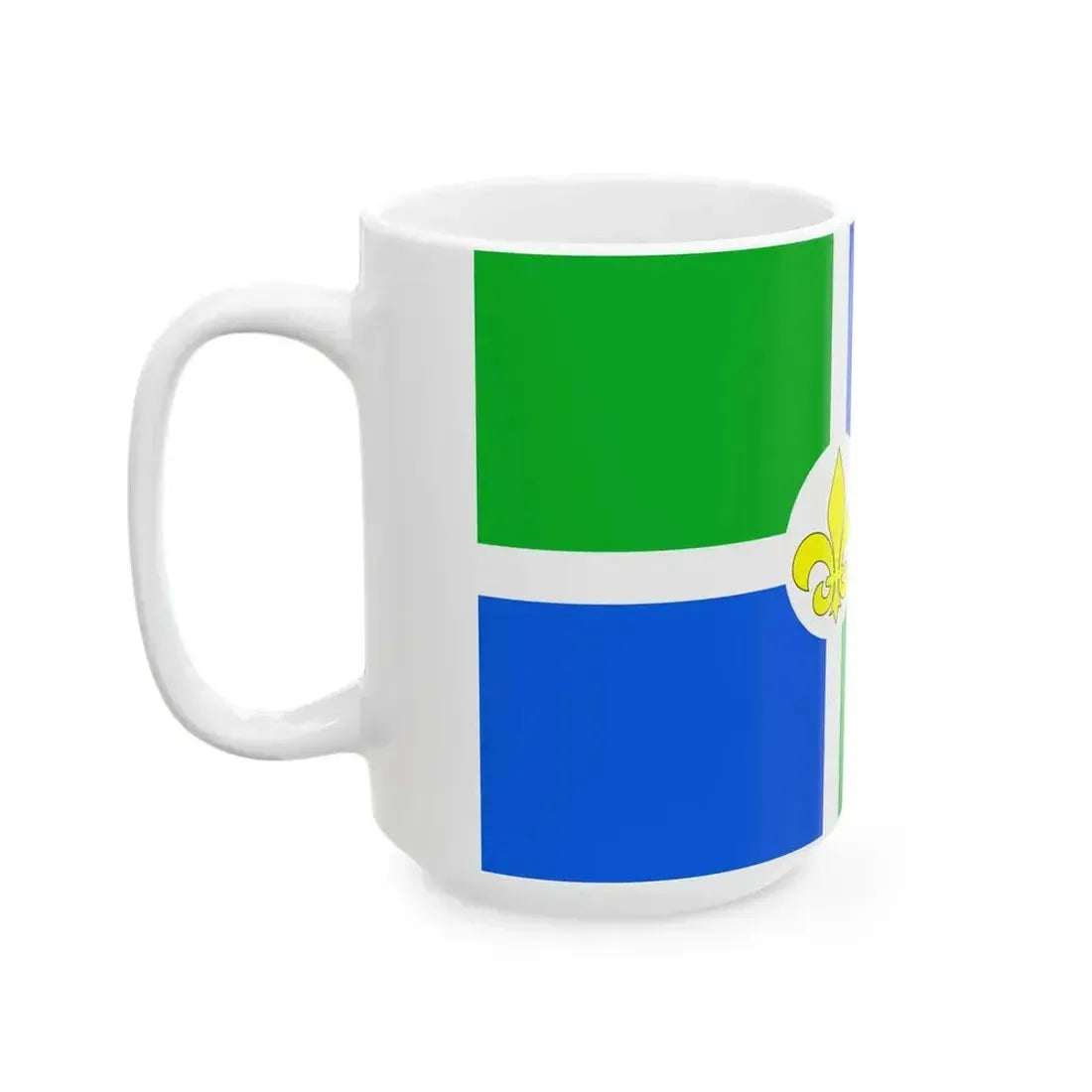 Flag of Lake St. Louis Missouri (United States) White Coffee Mug - Go Mug Yourself