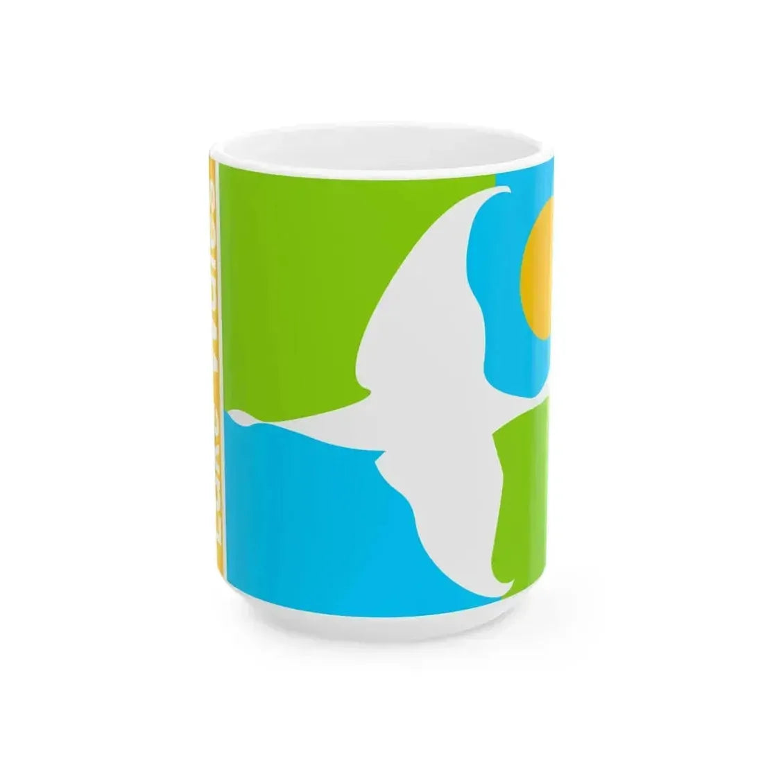 Flag of Lake Wales Florida (United States) White Coffee Mug 15oz - Go Mug Yourself
