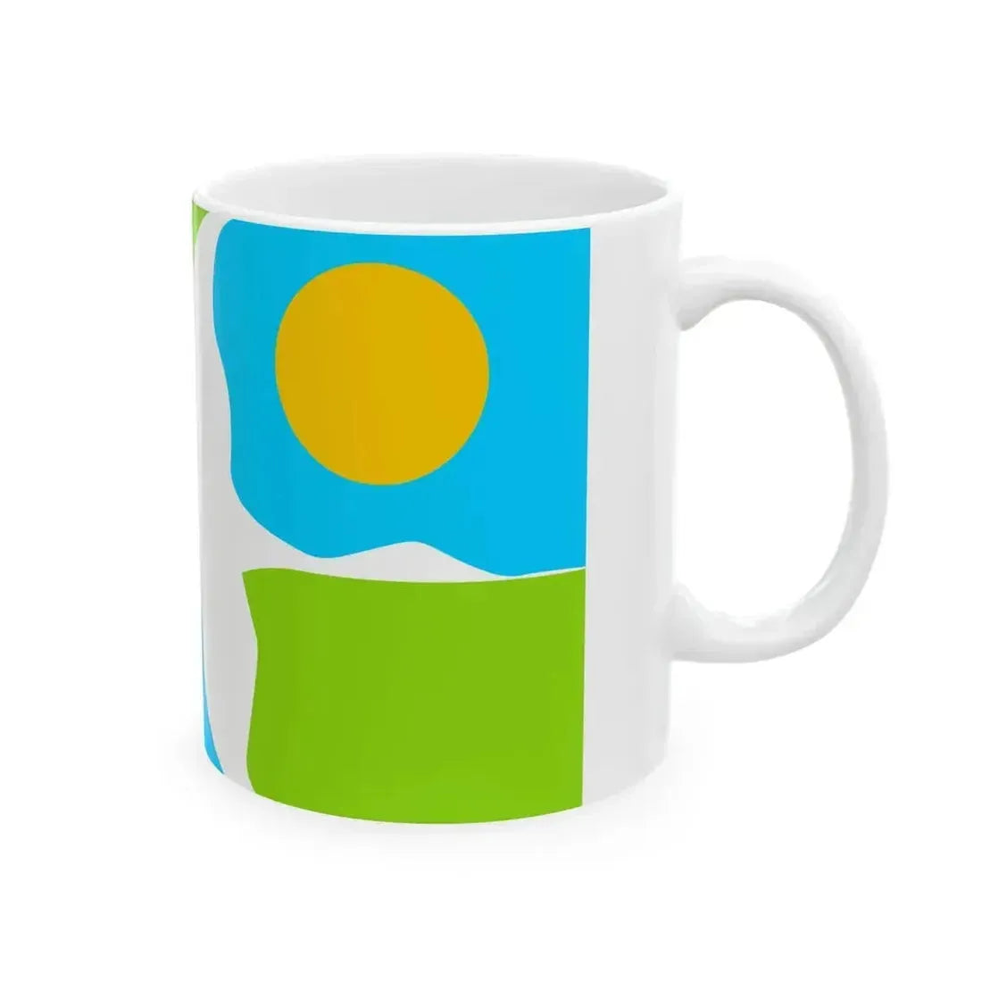 Flag of Lake Wales Florida (United States) White Coffee Mug - Go Mug Yourself