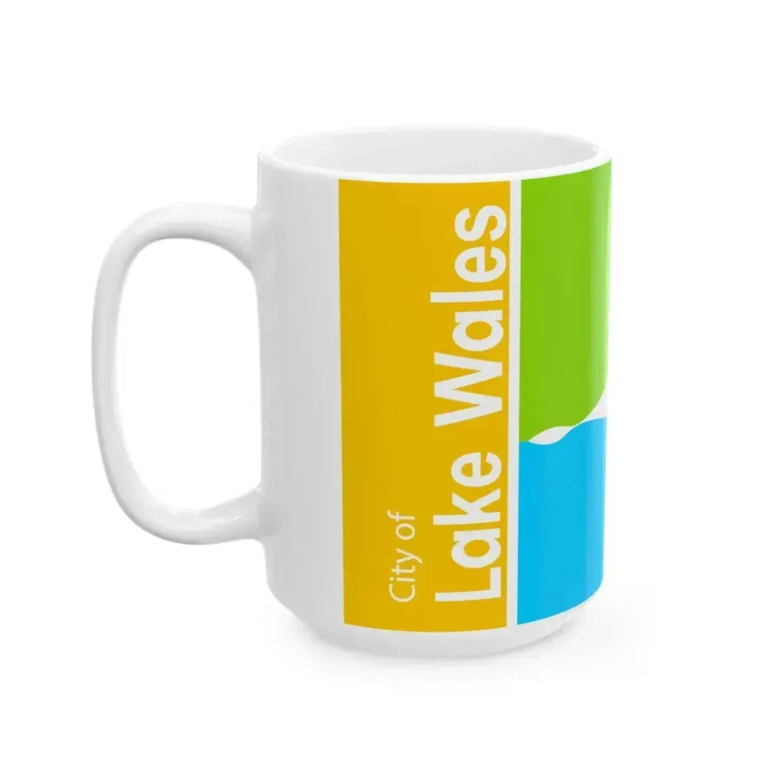 Flag of Lake Wales Florida (United States) White Coffee Mug - Go Mug Yourself