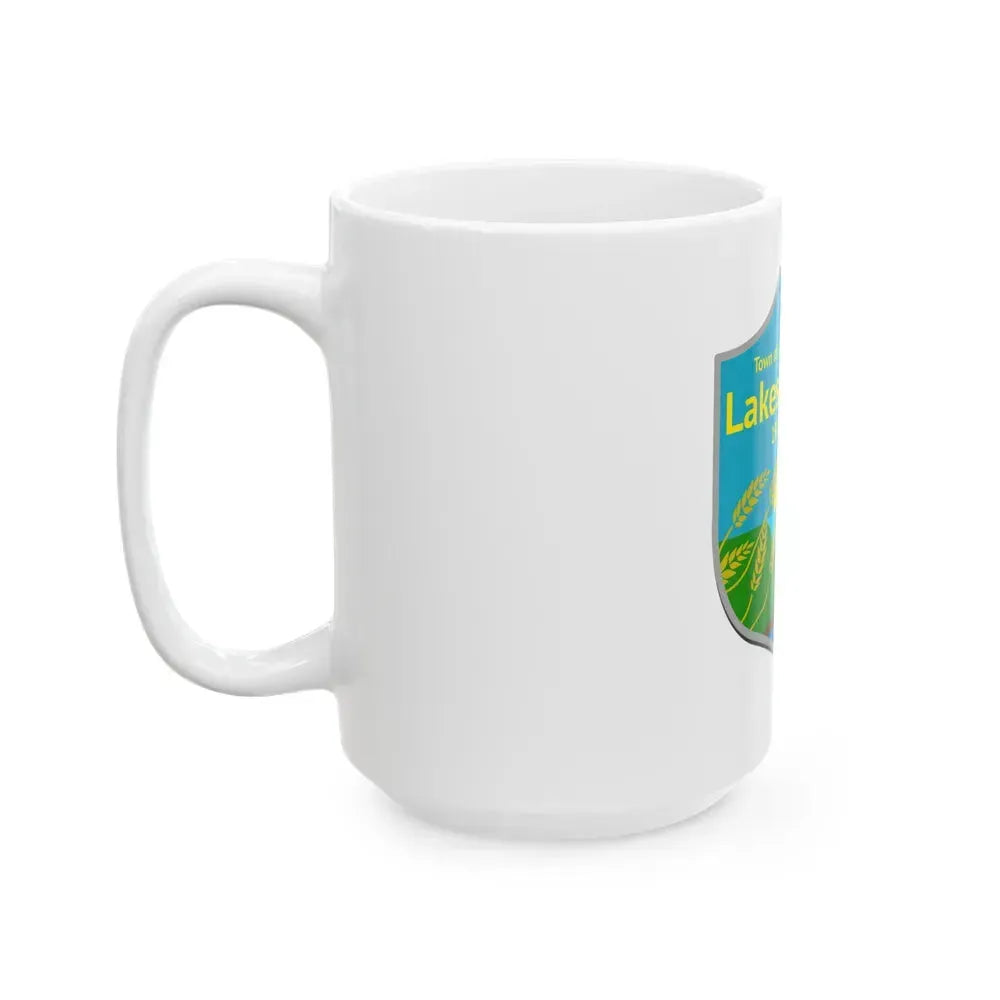 Flag of Lakeshore Ontario Canada - White Coffee Mug - Go Mug Yourself