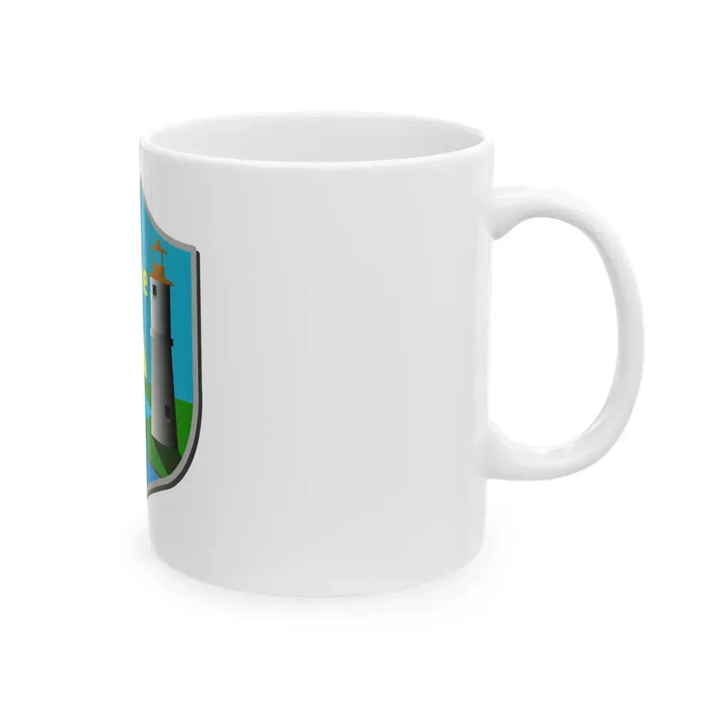 Flag of Lakeshore Ontario Canada - White Coffee Mug - Go Mug Yourself