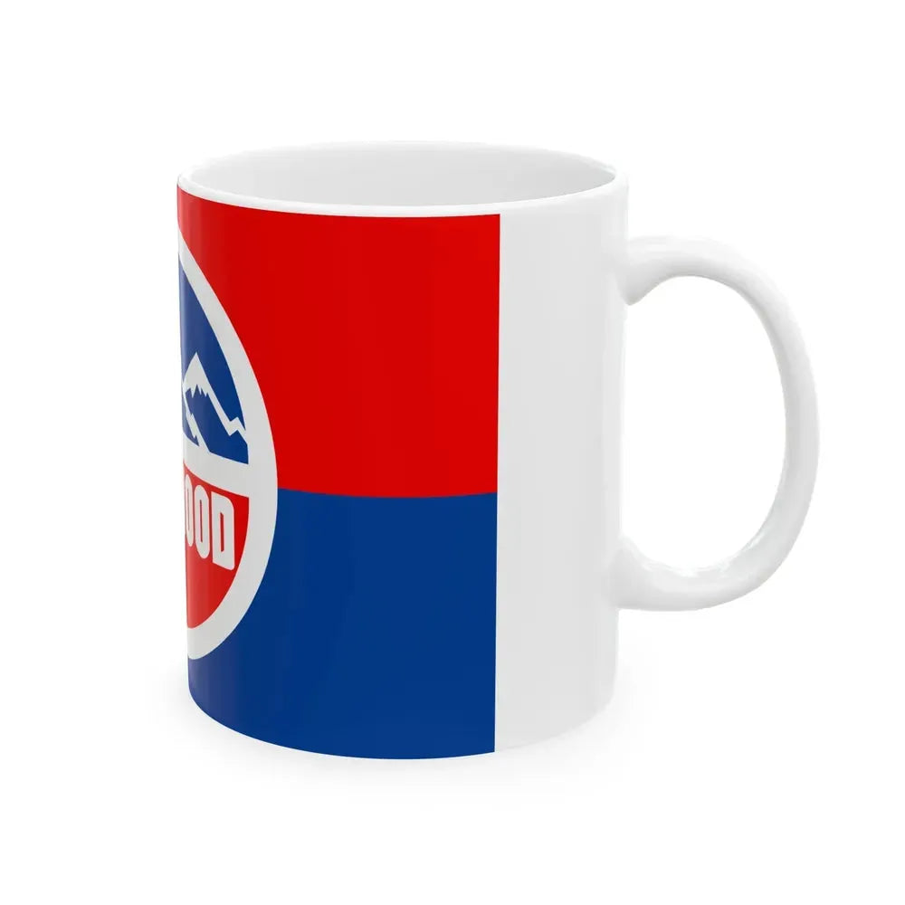 Flag of Lakewood Colorado (United States) White Coffee Mug - Go Mug Yourself