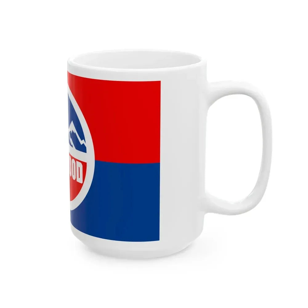 Flag of Lakewood Colorado (United States) White Coffee Mug - Go Mug Yourself