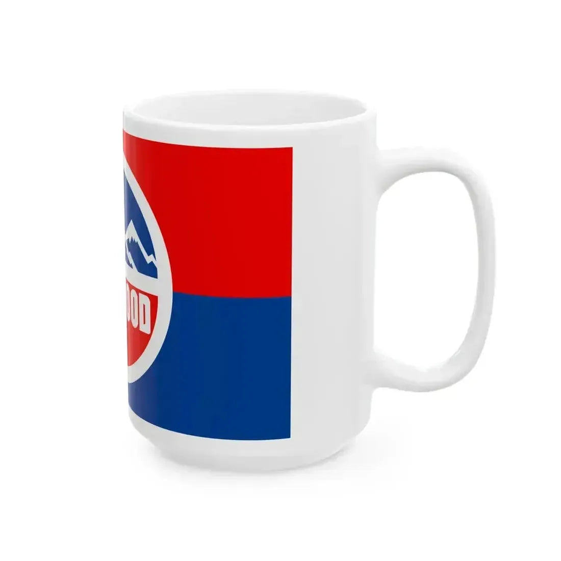 Flag of Lakewood Colorado (United States) White Coffee Mug - Go Mug Yourself