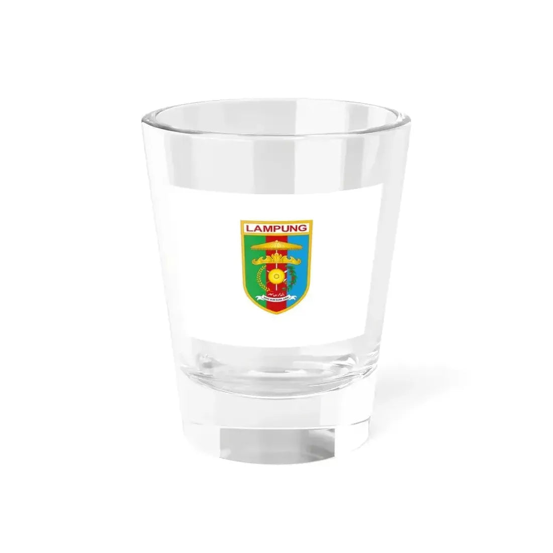 Flag of Lampung Indonesia - Shot Glass 1.5oz 1.5oz - Go Mug Yourself