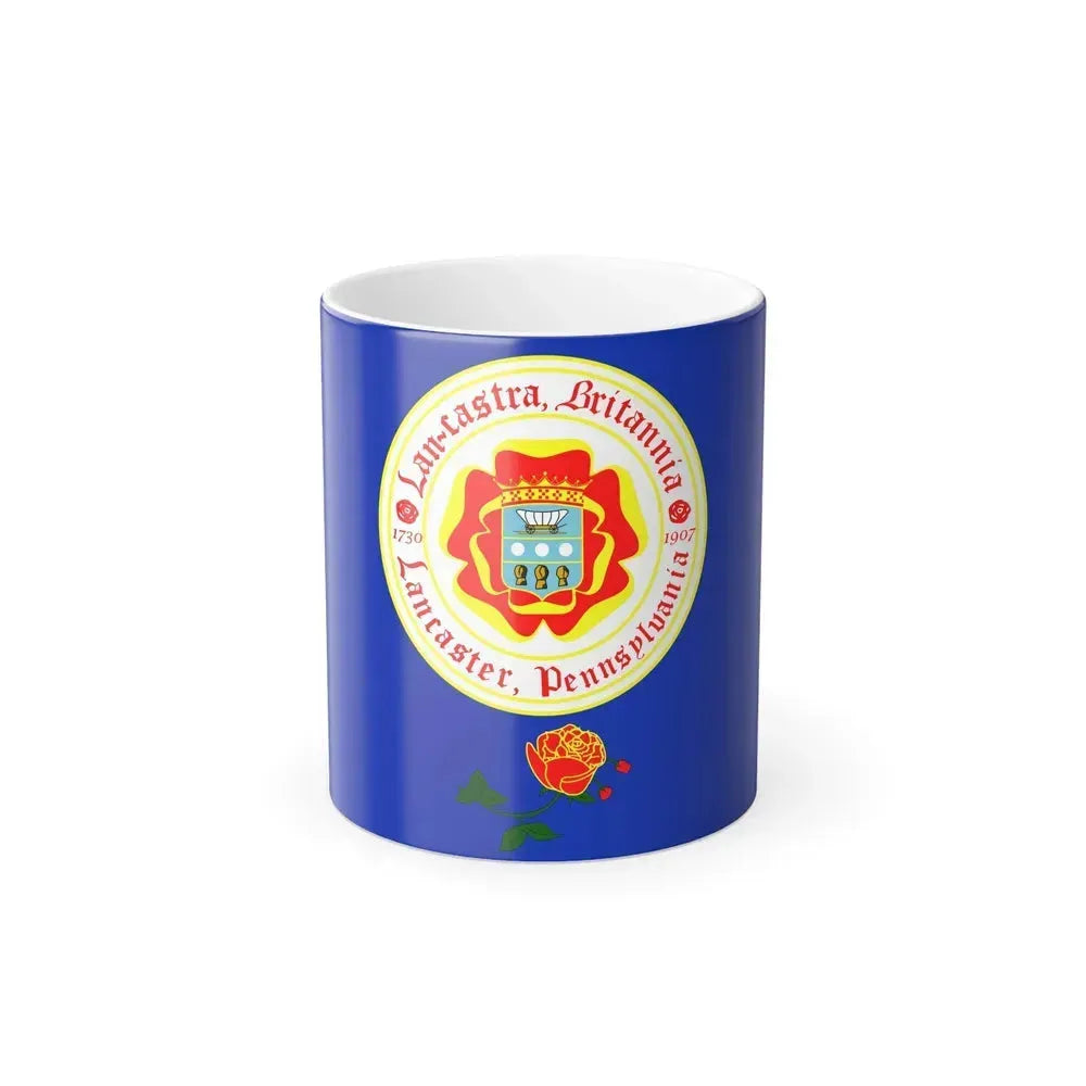 Flag of Lancaster, Pennsylvania - Color Changing Coffee Mug 11oz - Go Mug Yourself