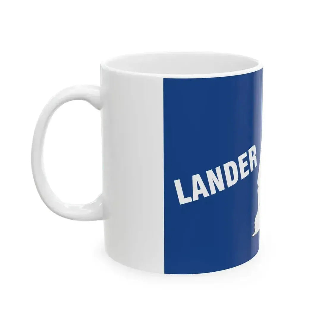 Flag of Lander County Nevada (United States) White Coffee Mug - Go Mug Yourself