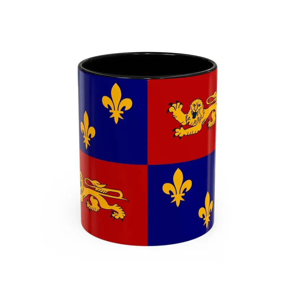 Flag of Landes France - Accent Coffee Mug 11oz Black - Go Mug Yourself