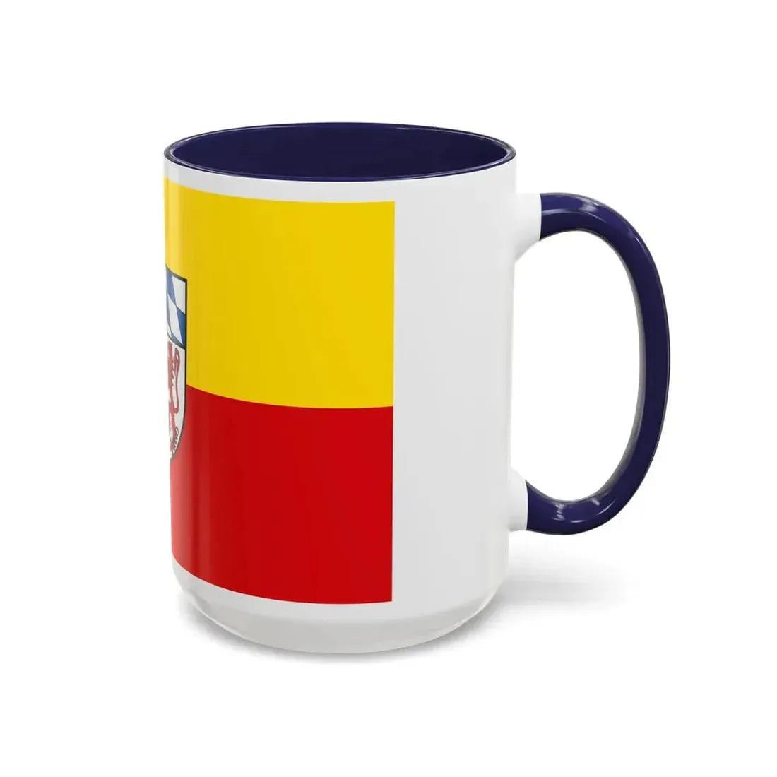 Flag of Landsberg am Lech Germany - Accent Coffee Mug - Go Mug Yourself
