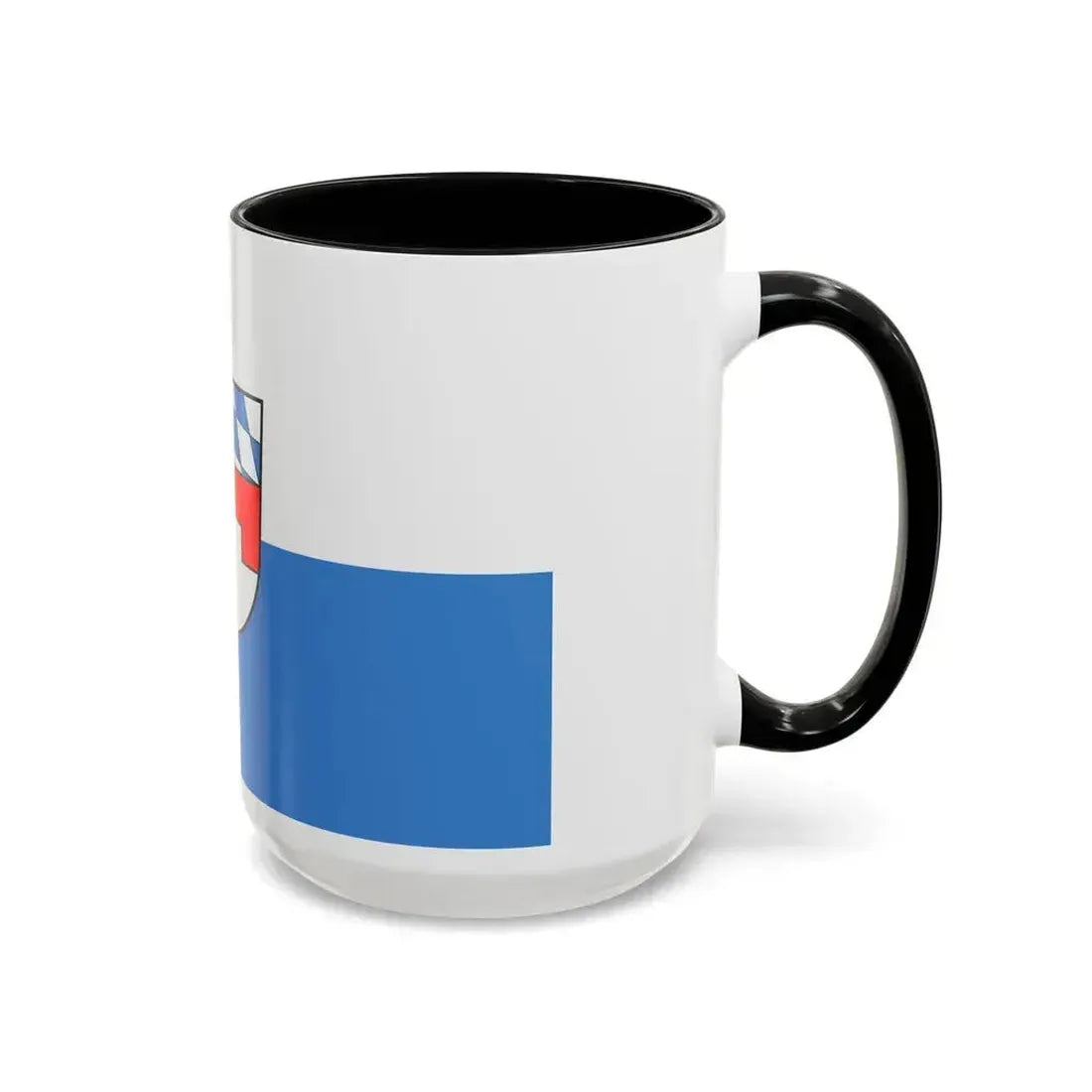 Flag of Landshut 2 Germany - Accent Coffee Mug - Go Mug Yourself