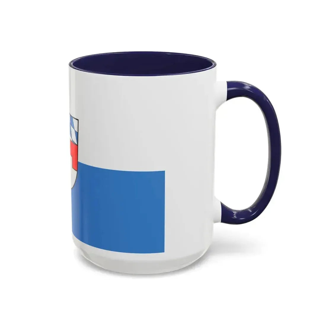 Flag of Landshut 2 Germany - Accent Coffee Mug - Go Mug Yourself