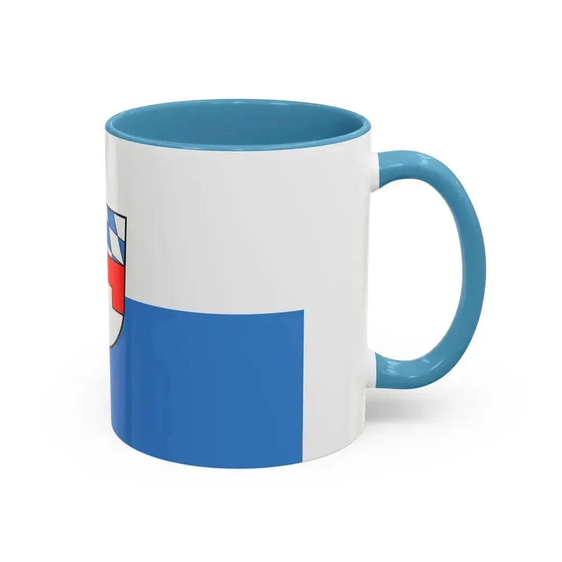 Flag of Landshut 2 Germany - Accent Coffee Mug - Go Mug Yourself