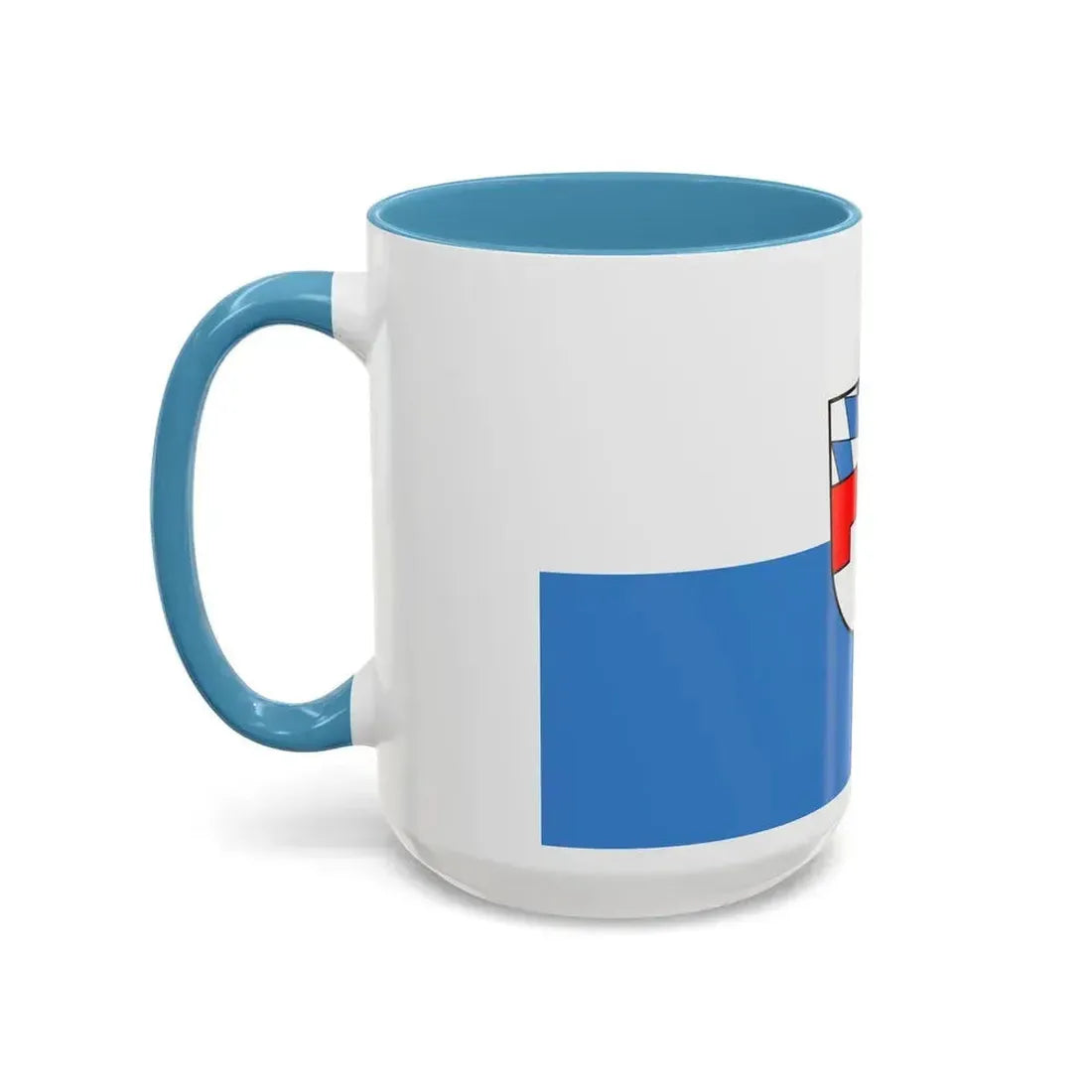 Flag of Landshut 2 Germany - Accent Coffee Mug - Go Mug Yourself